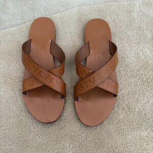 GIVENCHY 4g Logo Crisscross Slide